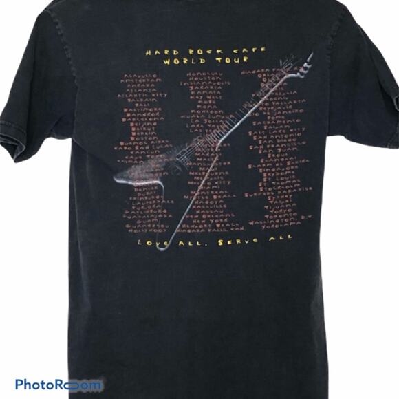 Hard Rock Cafe Music for Life Cleveland Ohio 30 Years Vintage T-shirt Medium - Picture 7 of 8